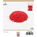 PERLINE IN PVC CON FORO - ROSSO 3MM - 20GGev