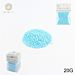 PERLINE IN PVC CON FORO - AZZURRO 3MM - 20GGev