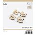 SAGOME DECORATIVE - CAVALLO A DONDOLO 3,5CM - 4PZGev