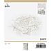 ACCESSORI BIGIOTTERIA - DISTANZIATORE A BARRA 3 FORI - 100PZGev