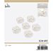 ROSE DECORATIVE IN RESINA 3CM - 6PZGev