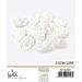 FIORI DECORATIVI IN GOMMA EVA - BIANCO 3,5CM - 12PZGev