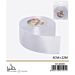 NASTRO DI RASO - BIANCO - 4CM x 22MGev