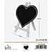 LAVAGNETTA A CUORE IN LEGNO 11x14CM - 1PZGev