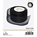 NASTRO DI ORGANZA - NERO - 4CM x 22MGev