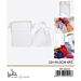 SACCHETTI EFFETTO LINO - BIANCO 10x13CM - 6PZGev