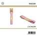 NASTRO DI LINO CON BORDO - ROSA - 2,5CM x 2MGev