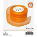 NASTRO DI ORGANZA - ARANCIONE - 4CM x 22MGev