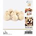 PALLINE DI LEGNO CON FORO 20MM - 8PZGev