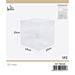 SCATOLA TRASPARENTE IN PLASTICA 10x10CM - 5PZGev