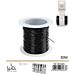 FILO ELASTICO PER BRACCIALETTI - NERO - 30MGev