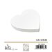 CUORE IN LEGNO BIANCO - 6,5x0,9CM - 1PZGev