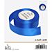 NASTRO DI RASO - BLU - 2,5CM x 22MGev