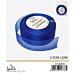 NASTRO DI ORGANZA - BLU - 2,5CM x 22MGev