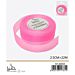 NASTRO DI ORGANZA - FUCSIA CHIARO - 2,5CM x 22MGev