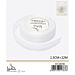 NASTRO DI ORGANZA - BIANCO - 1,5CM x 22MGev