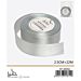 NASTRO DI RASO - GRIGIO - 2,5CM x 22MGev