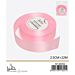 NASTRO DI RASO - ROSA - 2,5CM x 22MGev