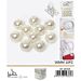 PERLINE IN PVC CON FORO - BIANCO 16MM - 10PZGev
