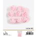 FIORI DECORATIVI CON VELO - ROSA 3,5CM - 9PZGev