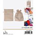 SACCHETTI EFFETTO LINO - BEIGE 17x23CM - 2PZGev
