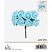 FIORI IN EVA PER BOMBONIERE - AZZURRO 2CM - 8PZGev