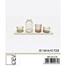 GEV - SET 4 PORTACANDELE CON VASSOIOGev