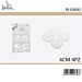 QUADRIFOGLIO DECORATIVO IN GESSO - 4CM - 4PZGev