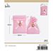 SACCHETTI LINO CON UNICORNO - ROSA 10x13CM - 2PZGev