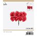 FIORI PER BOMBONIERE - ROSSO 2,5CM - 8PZGev