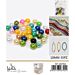 PERLINE COLORATE CON FORO 10MM - 35PZGev