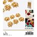 COCCARDE DA REGALO - ORO 6,2CM - 6PZGev