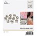 CHARMS A FORMA DI CUORE 13MM - 10PZGev