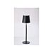 AD Lampada Touch Ricaricabile Aldy Nera - Ø11x36cmStar Ad Trend