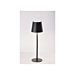AD Lampada Touch Ricaricabile Aldy Nera - Ø11x36cmStar Ad Trend