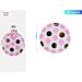 PIATTI MONOUSO A POIS - BIANCO & ROSA 23CM - 6PZParty Go