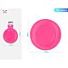 PIATTI MONOUSO - FUCSIA 18CM - 20PZParty Go