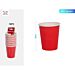 BICCHIERI MONOUSO - ROSSO - 16PZParty Go