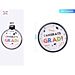 PIATTI PER LAUREA - CONGRATS BIANCO & NERO 23CM - 6PZParty Go