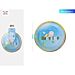 PIATTI MONOUSO - BATTESIMO BLU 18CM - 8PZParty Go