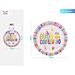 PIATTI MULTICOLOR - BUON COMPLEANNO 18CM - 8PZParty Go