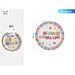 PIATTO MULTICOLOR - BUON COMPLEANNO 23CM - 6PZParty Go
