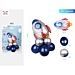 SET PALLONCINI RAZZO SPAZIALE - BLU - 9PZParty Go