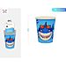 BICCHIERI MONOUSO CON SQUALO BLU - 6PZParty Go