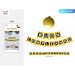 FESTONE BUON COMPLEANNO - NERO ORO - 3MParty Go