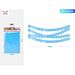 FESTONE DECORATIVO A FRANGE - AZZURRO 20M - 1PZParty Go