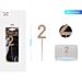 DECORAZIONE PER TORTE CON DIAMANTI - N,2 ORO - 1PZParty Go