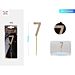 DECORAZIONE PER TORTE CON DIAMANTI - N,7 ORO - 1PZParty Go