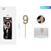 DECORAZIONE PER TORTE CON DIAMANTI - N,9 ORO - 1PZParty Go