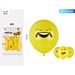 PALLONCINI EMOJI GIALLO 30CM - 6PZParty Go